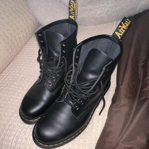Dr. Martens Black Lace-Up Boots